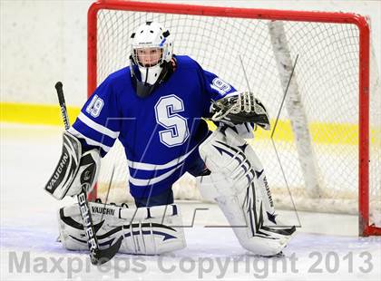 Thumbnail 1 in Suffield/Granby/Windsor Locks vs. Trinity Catholic (CIAC Division II Qualifying Round) photogallery.