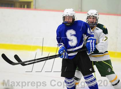 Thumbnail 3 in Suffield/Granby/Windsor Locks vs. Trinity Catholic (CIAC Division II Qualifying Round) photogallery.