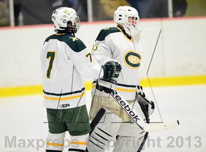 Thumbnail 3 in Suffield/Granby/Windsor Locks vs. Trinity Catholic (CIAC Division II Qualifying Round) photogallery.