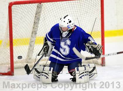 Thumbnail 2 in Suffield/Granby/Windsor Locks vs. Trinity Catholic (CIAC Division II Qualifying Round) photogallery.
