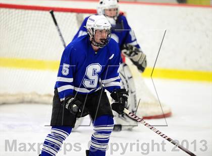 Thumbnail 3 in Suffield/Granby/Windsor Locks vs. Trinity Catholic (CIAC Division II Qualifying Round) photogallery.