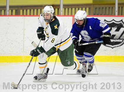 Thumbnail 3 in Suffield/Granby/Windsor Locks vs. Trinity Catholic (CIAC Division II Qualifying Round) photogallery.