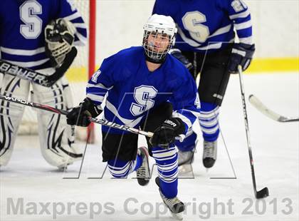 Thumbnail 2 in Suffield/Granby/Windsor Locks vs. Trinity Catholic (CIAC Division II Qualifying Round) photogallery.