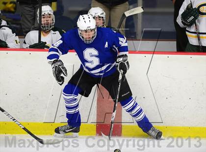 Thumbnail 3 in Suffield/Granby/Windsor Locks vs. Trinity Catholic (CIAC Division II Qualifying Round) photogallery.