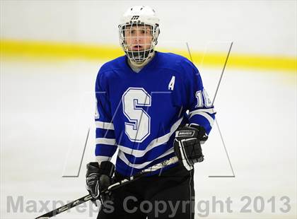 Thumbnail 2 in Suffield/Granby/Windsor Locks vs. Trinity Catholic (CIAC Division II Qualifying Round) photogallery.