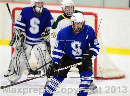 Thumbnail 2 in Suffield/Granby/Windsor Locks vs. Trinity Catholic (CIAC Division II Qualifying Round) photogallery.