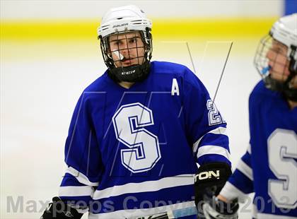 Thumbnail 3 in Suffield/Granby/Windsor Locks vs. Trinity Catholic (CIAC Division II Qualifying Round) photogallery.