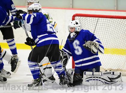 Thumbnail 1 in Suffield/Granby/Windsor Locks vs. Trinity Catholic (CIAC Division II Qualifying Round) photogallery.