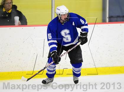 Thumbnail 3 in Suffield/Granby/Windsor Locks vs. Trinity Catholic (CIAC Division II Qualifying Round) photogallery.