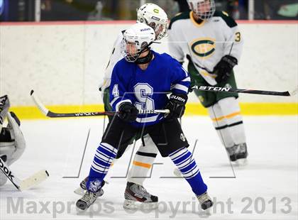 Thumbnail 1 in Suffield/Granby/Windsor Locks vs. Trinity Catholic (CIAC Division II Qualifying Round) photogallery.
