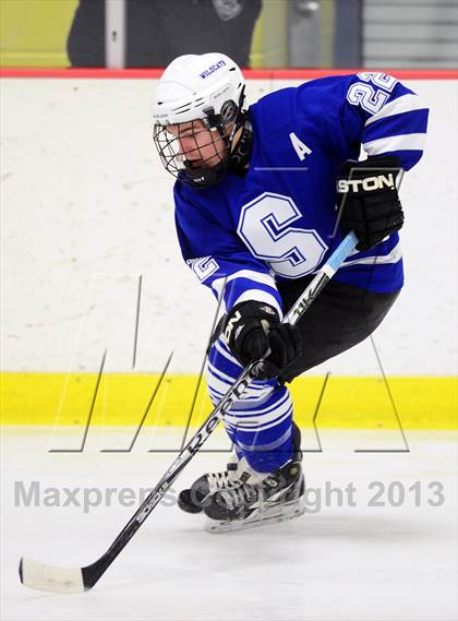 Thumbnail 2 in Suffield/Granby/Windsor Locks vs. Trinity Catholic (CIAC Division II Qualifying Round) photogallery.