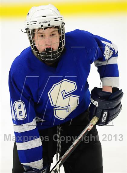 Thumbnail 2 in Suffield/Granby/Windsor Locks vs. Trinity Catholic (CIAC Division II Qualifying Round) photogallery.