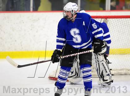 Thumbnail 3 in Suffield/Granby/Windsor Locks vs. Trinity Catholic (CIAC Division II Qualifying Round) photogallery.