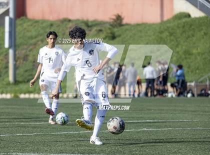 Thumbnail 3 in Bishop Montgomery vs Paramount (South's Boys Varsity Soccer Tournament)t photogallery.