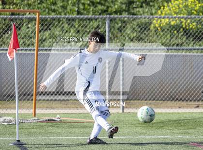 Thumbnail 3 in Bishop Montgomery vs Paramount (South's Boys Varsity Soccer Tournament)t photogallery.