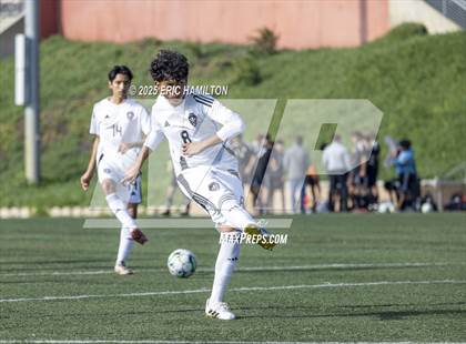 Thumbnail 1 in Bishop Montgomery vs Paramount (South's Boys Varsity Soccer Tournament)t photogallery.