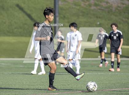 Thumbnail 1 in Bishop Montgomery vs Paramount (South's Boys Varsity Soccer Tournament)t photogallery.
