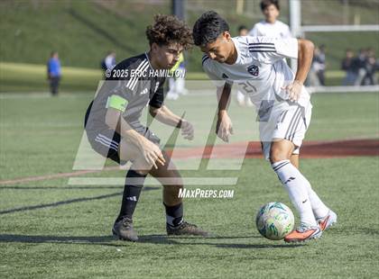 Thumbnail 2 in Bishop Montgomery vs Paramount (South's Boys Varsity Soccer Tournament)t photogallery.