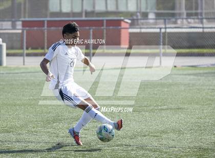 Thumbnail 1 in Bishop Montgomery vs Paramount (South's Boys Varsity Soccer Tournament)t photogallery.