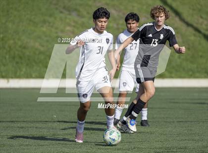 Thumbnail 1 in Bishop Montgomery vs Paramount (South's Boys Varsity Soccer Tournament)t photogallery.