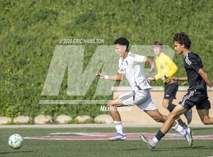 Thumbnail 3 in Bishop Montgomery vs Paramount (South's Boys Varsity Soccer Tournament)t photogallery.