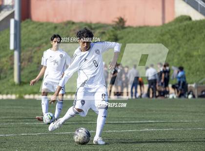 Thumbnail 2 in Bishop Montgomery vs Paramount (South's Boys Varsity Soccer Tournament)t photogallery.
