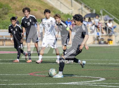 Thumbnail 1 in Bishop Montgomery vs Paramount (South's Boys Varsity Soccer Tournament)t photogallery.
