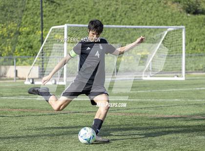 Thumbnail 3 in Bishop Montgomery vs Paramount (South's Boys Varsity Soccer Tournament)t photogallery.