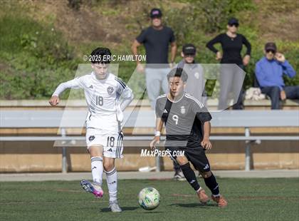 Thumbnail 2 in Bishop Montgomery vs Paramount (South's Boys Varsity Soccer Tournament)t photogallery.