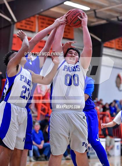 Thumbnail 1 in Paris vs Jessieville (AAA 3A 2nd Round Conference Playoff) photogallery.