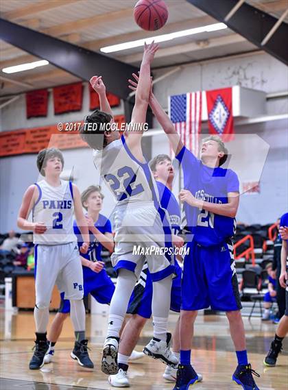 Thumbnail 1 in Paris vs Jessieville (AAA 3A 2nd Round Conference Playoff) photogallery.
