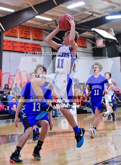 Thumbnail 1 in Paris vs Jessieville (AAA 3A 2nd Round Conference Playoff) photogallery.