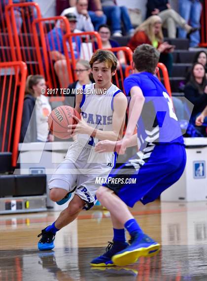 Thumbnail 2 in Paris vs Jessieville (AAA 3A 2nd Round Conference Playoff) photogallery.