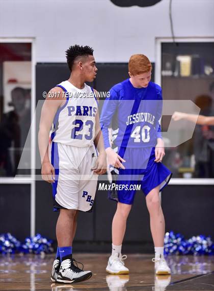Thumbnail 2 in Paris vs Jessieville (AAA 3A 2nd Round Conference Playoff) photogallery.