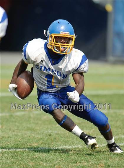 Thumbnail 1 in Simeon vs. Mount Carmel (2010 Kickoff Classic) photogallery.