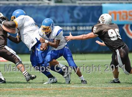 Thumbnail 2 in Simeon vs. Mount Carmel (2010 Kickoff Classic) photogallery.