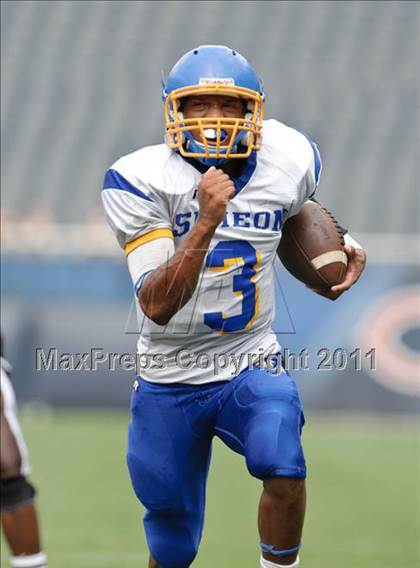 Thumbnail 1 in Simeon vs. Mount Carmel (2010 Kickoff Classic) photogallery.