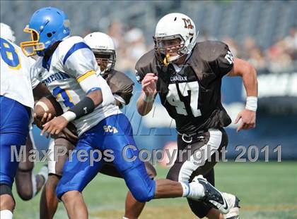 Thumbnail 1 in Simeon vs. Mount Carmel (2010 Kickoff Classic) photogallery.