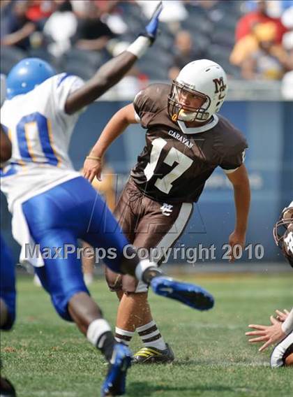 Thumbnail 2 in Simeon vs. Mount Carmel (2010 Kickoff Classic) photogallery.