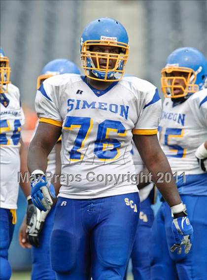 Thumbnail 3 in Simeon vs. Mount Carmel (2010 Kickoff Classic) photogallery.