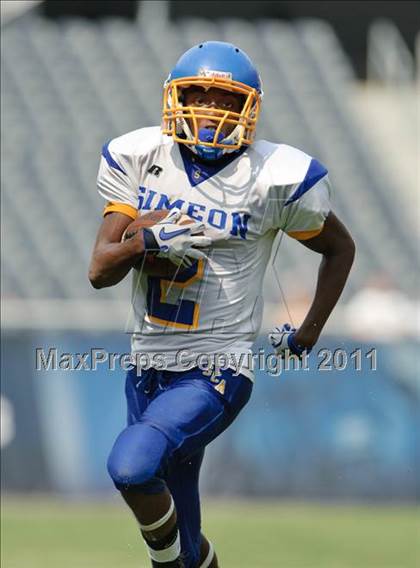 Thumbnail 3 in Simeon vs. Mount Carmel (2010 Kickoff Classic) photogallery.