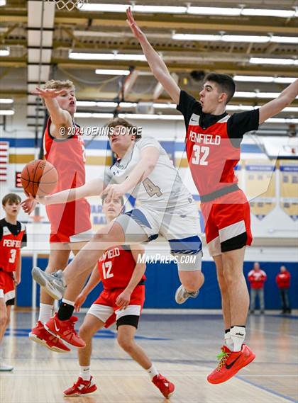 Thumbnail 2 in Penfield @ Webster Schroeder (NYSPHSAA Section V Class AA Quarterfinals) photogallery.