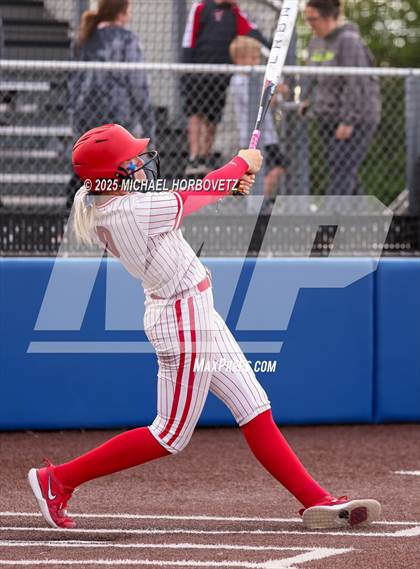 Thumbnail 2 in Melissa @ Wakeland (UIL 5A D1 Girls Softball Area) photogallery.