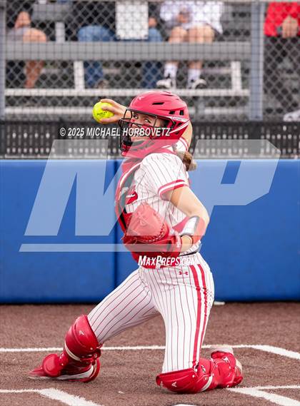 Thumbnail 2 in Melissa @ Wakeland (UIL 5A D1 Girls Softball Area) photogallery.