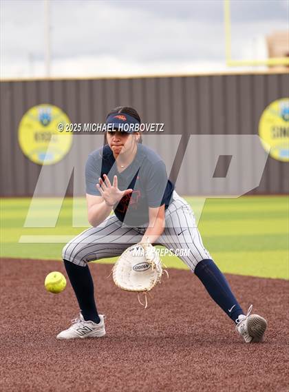 Thumbnail 2 in Melissa @ Wakeland (UIL 5A D1 Girls Softball Area) photogallery.