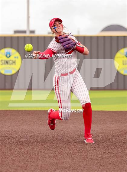 Thumbnail 2 in Melissa @ Wakeland (UIL 5A D1 Girls Softball Area) photogallery.
