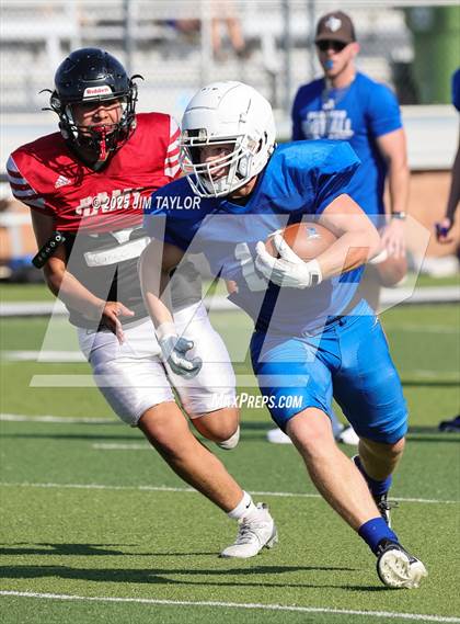 Thumbnail 1 in Peaster vs Mineral Wells (scrimmage) photogallery.