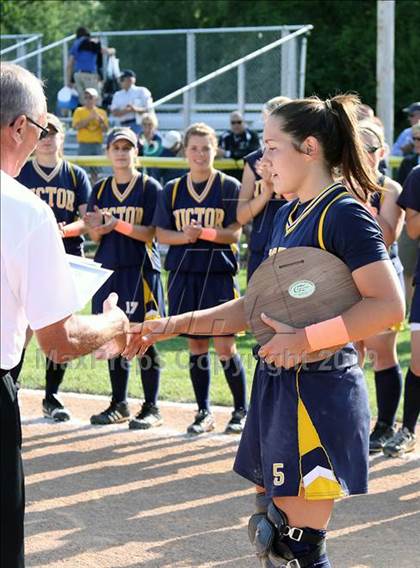 Thumbnail 2 in Victor vs West Seneca East (NYSPHSAA Class A Far West Regional) photogallery.