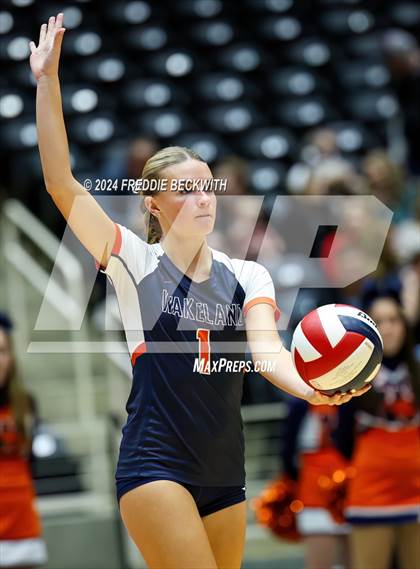 Thumbnail 2 in Cedar Park @ Wakeland (UIL 5A Volleyball Division II Final) photogallery.