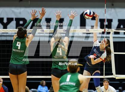 Thumbnail 2 in Cedar Park @ Wakeland (UIL 5A Volleyball Division II Final) photogallery.